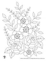 That's why we had to include flowers in our vast collection of coloring pages. Flower Adult Coloring Pages Woo Jr Kids Activities