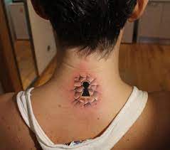 Memes Com Keyhole Tattoo Tattoos Neck Tattoo