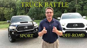 The hood scoop is pure visual decoration that doesn't connect to anything. Tacoma Battle 2018 Trd Sport Vs Trd Off Road Youtube