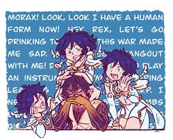 I cannot help think this is their friendship dynamic 🤷‍♀️ :  rGenshin_Impact