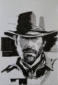 I Drew A Portrait Of Arthur Morgan From Red Dead Redemption 2 Red Dead Redemption Artwork Red Dead Redemption Ii Red Dead Redemption Art