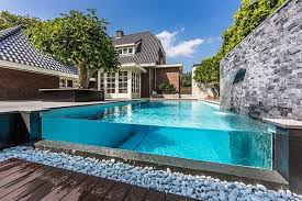 A backyard swimming pool might even scare away potential buyers who are turned off by the work and expense required to maintain a pool, says never allow swimmers with diarrhea to swim in a pool. Minimalist Modern Small House With Pool Horitahomes Com