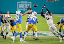 Plays hero again in win. Miami Dolphins Shut Down Justin Herbert Los Angeles Chargers Offense