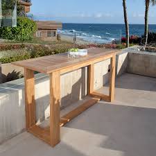 Horizon Rectangular Teak Console Sofa Table Westminster Teak Teak Outdoor Furniture Teak Outdoor Westminster Teak