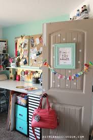 Whether you have a dedicated craft room or simply clear off the kitchen table when you feel inspired, your art supplies and tools have to go somewhere. Craft Room Tour A Girl And A Glue Gun