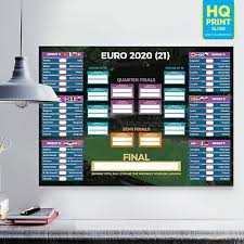Check out our euro 2020 wall chart selection for the very best in unique or custom, handmade pieces from our wall décor shops. Euro 2020 2021 Football Match Wall Chart Planner Fixtures Schedule Poster 4 14 Picclick