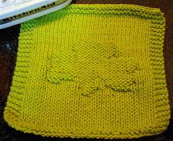 3 fun and easy patterns. Ravelry Shamrock Dishcloth Pattern By Jill Carnell