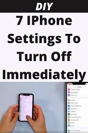 7 Iphone Settings You Should Turn Off Right Now In 2020 Diy Life Hacks Iphone Info Iphone Life Hacks