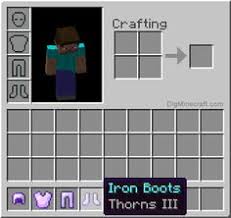 Thorns Enchantment In Minecraft Is Added To Your Armor To Damage Other Players When They Attack You Fire Protection Protection Minecraft