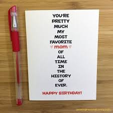 Happy Birthday Card Ideas For Mother Happy Birthday Mom Card For Mom Funny Mom Card Cute Card Funny Mom Birthday Cards Happy Birthday Mom Funny Birthday Cards