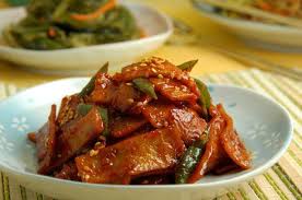 Irene Loi S Fish Cake Side Dish Korean Side Dishes Fish Cakes Recipe Korean Fish Cake