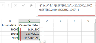 How To Convert Julian Date To A Calendar Date In Excel Free Excel Tutorial