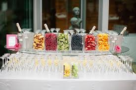 Scripps Forum Wedding Melissa Eric Bubbly Bar Champagne Bar Bar Drinks