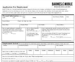Barnes & noble is an equal opportunity and affirmative action employer. Barnes And Noble Application Pdf Print Out