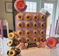 Diy Donut Bar Stand From Ikea Lack Table Ikea Hackers Diy Donut Bar Ikea Wedding Donut Bar
