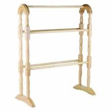 Check spelling or type a new query. Wooden Floor Free Standing Towel Rail Rack 5 Bar Towel Rail Towel Holder Natural Ebay