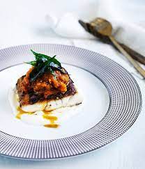 Spiced Barramundi With Tomato Chilli Pickle Recipe Recipe Chilli Pickle Recipe Pickling Recipes Chef Recipes