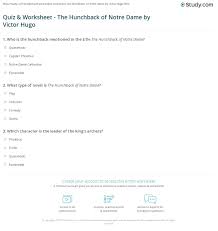 What is the official mascot of the notre dame fighting irish? Quiz Worksheet The Hunchback Of Notre Dame By Victor Hugo Study Com