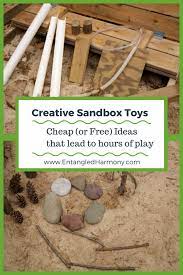 Sandbox Toys Beyond Shovel And Pail Entangled Harmony Sandbox Play Area Backyard Backyard For Kids