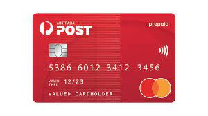 I wouldn't recommend the post office pre paid card. Australia Post Everyday Mastercard Australia Post