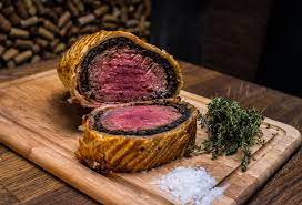 Beef filet mignon coated in mustard and wrapped in a mushroom duxelles, prosciutto and puff pastry. Our Popular Beef Wellington Picture Of Feed Bistro Copenhagen Tripadvisor