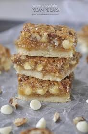 White Chocolate Pecan Pie Bars Recipe Chocolate Pecan Pie Bars Pecan Pie Bars Chocolate Chip Pecan Pie