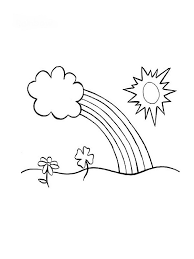 Ce dessin a été mis à la disposition des vous pouvez imprimer votre coloriage nuage et la lune grâce au bouton d'impression à droite ou en bas de l'image ou bien le télécharger. Coloriage Arc En Ciel Et Les Nuages Dessin Gratuit A Imprimer