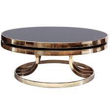 Shop round glass swivel coffee table at bellacor. Italian Brass And Glass Swivel Coffee Table 1stdibs Com Coffee Table Brass Coffee Table Coffee Table Design