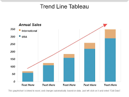 Trend Line Tableau Powerpoint Slide Presentation