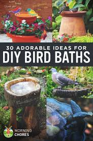 Bird Bath Feeder With Solar Light And Planter 30 Adorable Diy Bird Bath Ideas That Are Easy And Fun To Build Bird Bath Garden Diy Bird Bath Bird Bath