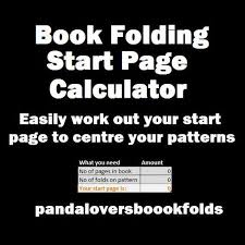 Book Folding Start Page Calculator Book Art Book Folding Book Folding Pattern Start Page Calculator Book Calculator Book Art Pattern Book Folding Book Folding Templates Book Page Crafts