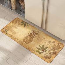 The attractive design of this rubber door mat creates a welcoming entrance for your guests, & the durable coir material holds up to lots of foot traffic. Bay Isle Home Wausau Pineapple Coast Kitchen Mat Reviews Wayfair