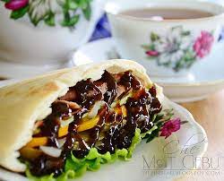 Kebab Kambing Sos Lada Hitam Kebab Makanan Dapur