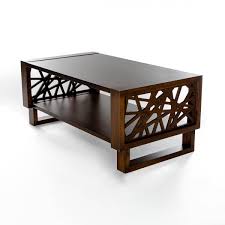Salish 32 wide walnut wood modern coffee table. Custom Coffee Tables Twist Modern