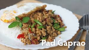 Since this place is very near to the university in the banglamphu area. Pad Kra Pao Pad Gaprao Holy Basil Chicken Stir Fry Hot Thai Kitchen