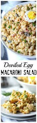 Deviled Egg Macaroni Salad Recipe Food Desert And Cookies Recipes Salade De Macaroni Recette Recette Salade