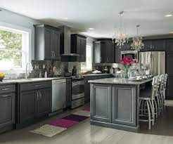 Cabinet paint color is benjamin moore smoke embers. 9 Inspiring Gray Kitchen Design Ideas