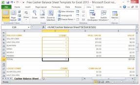 A balance sheet is a summary of the financial state of your business at a specific point in time. Free Cashier Balance Sheet Template For Excel 2013