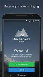 Start mining cryptocurrencies on the go! Minergate Mobile Miner