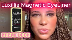 Amazon.com: אייליינר מגנטי Luxillia לריסים מגנטיים, אחיזה חזקה משודרגת,  מראה טבעי ביותר, עמיד במים, ציפוי נוזלי עמיד בפני כתמים (חום + שחור) : יופי  וטיפוח