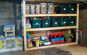 My parents have a habit of buying industrial shelving when places go out of business. How To Make A Basement Storage Shelf