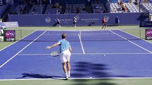 In tennis, except in the context of the phrase forehand volley. Richard Gasquet Forehand And Serve In Super Slow Motion 2013 Cincinnati Open