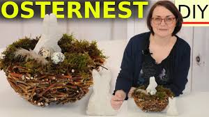 Osternest Aus Astschnitt Selber Machen Naturmaterialien Diy Fruhlingsd In 2020 Naturmaterialien Diy Fruhlingsdeko Schnittchen