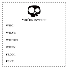 But wait, how if your birthday is on that date too. 17 Free Halloween Invitations To Print