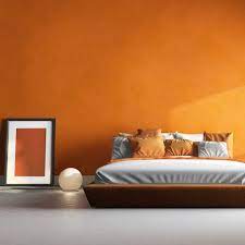 This orange bedspread pairs nicely with the red curtains and green plants hanging above the bed. Here S What The Color Of Your Bedroom Reveals About Your Personality Bedroom Color Meanings