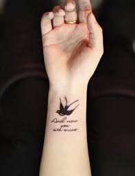 Small Sparrow Tattoo Tattoos Girly Tattoos Unique Wrist Tattoos
