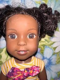 American Girl Wellie Wishers Kendall Black Curly Haired Doll with  Clothes/access