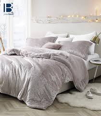 Best Coma Inducer Queen Oversize Comforter For Queen Size Bed Stylish Champagne Pink Soft Queen Bedding Velvet Crush Pink Comforter Comfortable Bedroom Oversized King Comforter