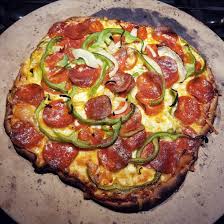 My 1st Attempt At Keto Pizza Crust Was Thin And Crispy And Awesome Ketorecipes