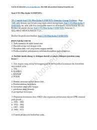 Dipersilahkan untuk didownload dan dikreasikan bentuk ini adalah contoh soal ulangan tengah semester ganjil untuk siswa tunagrahita ringan kelas xi smalbfull description. 25 Contoh Soal Uts Pkn Kelas 9 Smp Mts Semester Genap 1 Docx